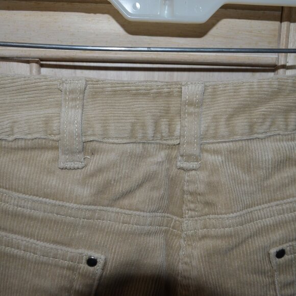 Denim & Co. Corduroy 5 Pocket Flare Cut Jeans, Wheat - NWOT - Picture 8 of 9